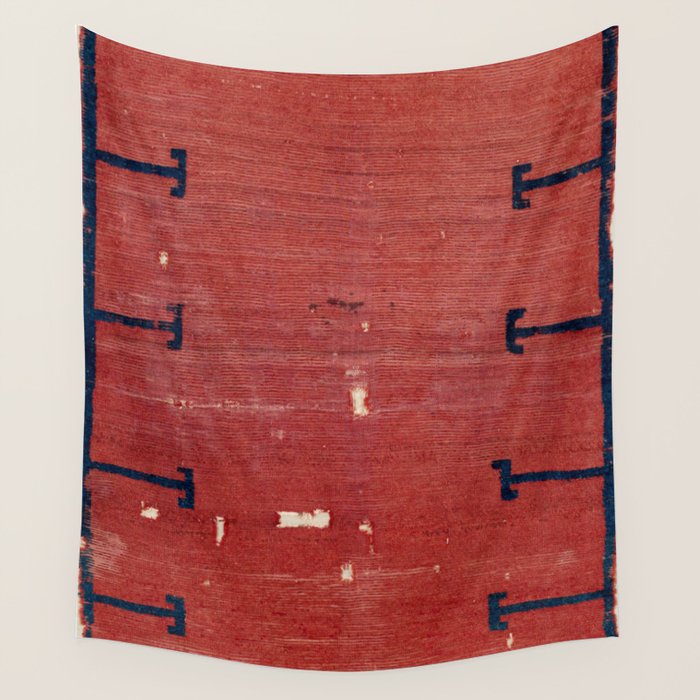 Yüncü Antique Balikesir Turkish Pile Rug Print Wall Tapestry Gallery Image 3