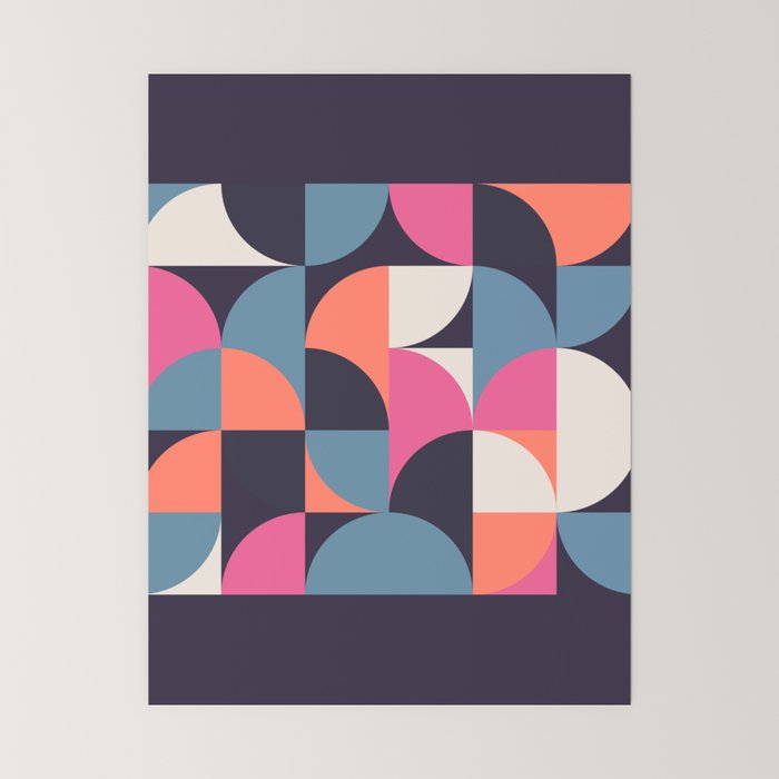 Mid Century Geometric 22 Mini Art Print Gallery Image 6