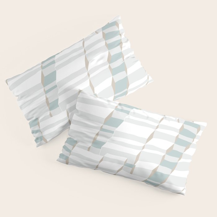 City life always up soft grey Pillow Sham Gallery Image 4