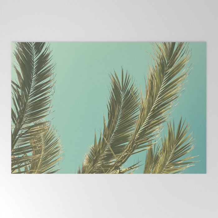 Autumn Palms II Welcome Mat Gallery Image 2