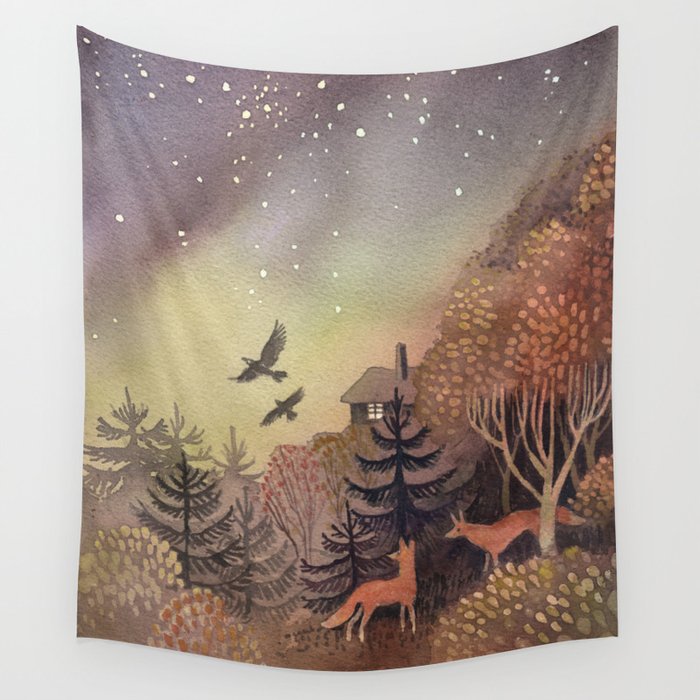 North Sky Wall Tapestry Gallery Image 3