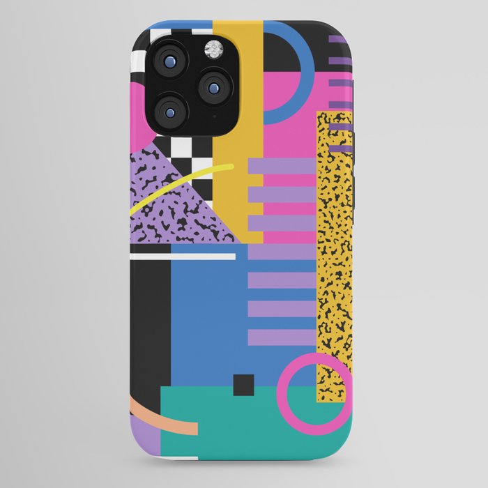 Memphis pattern 101 - 80s / 90s Retro iPhone Case Gallery Image 44
