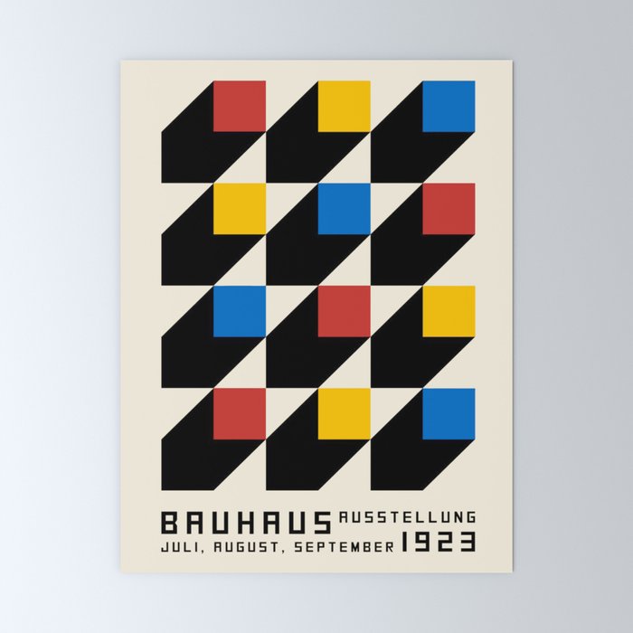 Vintage poster-Bauhaus Juli-September 1923. Mini Art Print Gallery Image 6