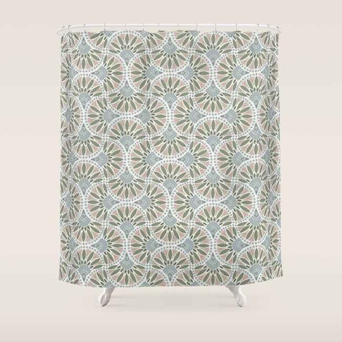 Tropical Garden Shower Curtain Gallery Image 1