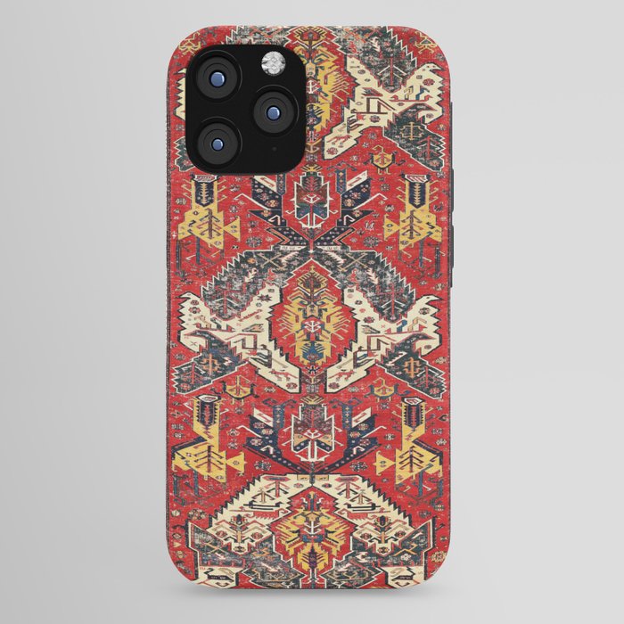 Dragon Sumakh Antique East Caucasus Kuba Rug Print iPhone Case Gallery Image 44