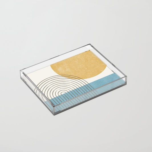 Sunny ocean Acrylic Tray Gallery Image 2