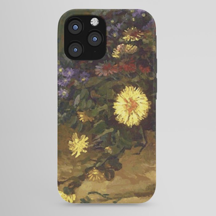 Van Gogh Still Life Bouquet of Daisies Vector Art iPhone Case Gallery Image 44