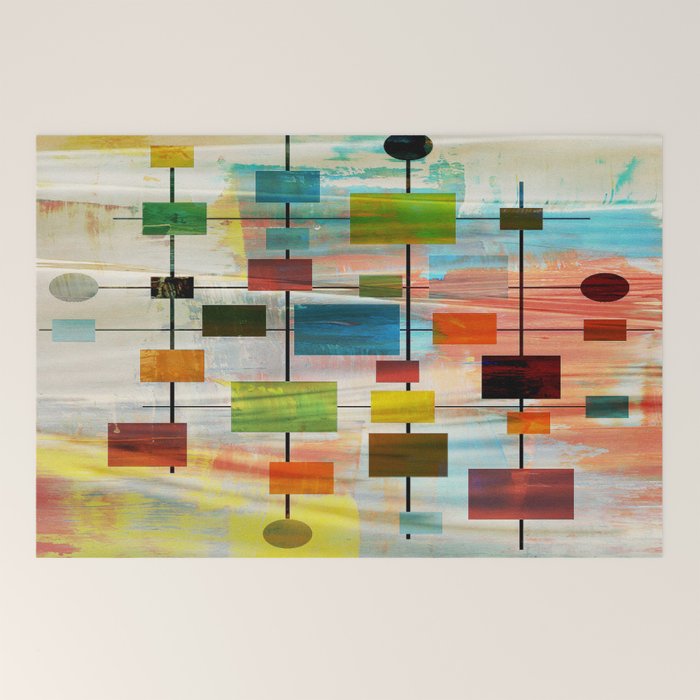 Mid-Century Modern Art 1.3 - Graffiti Style Welcome Mat Gallery Image 2