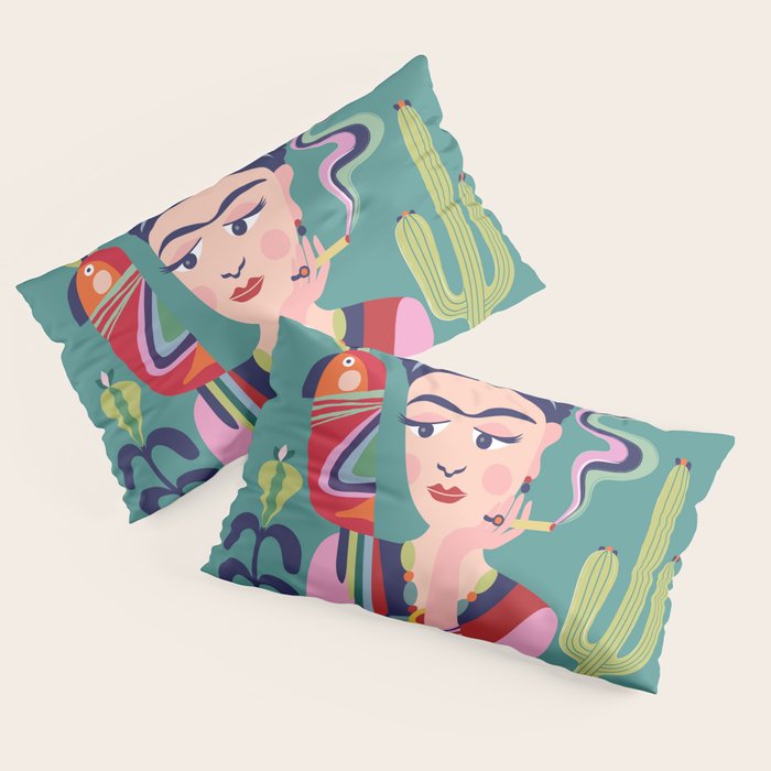 Frida Kahlo Pillow Sham Gallery Image 4