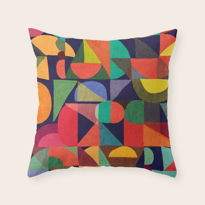 Color Blocks Throw Pillow Gallery Image 5