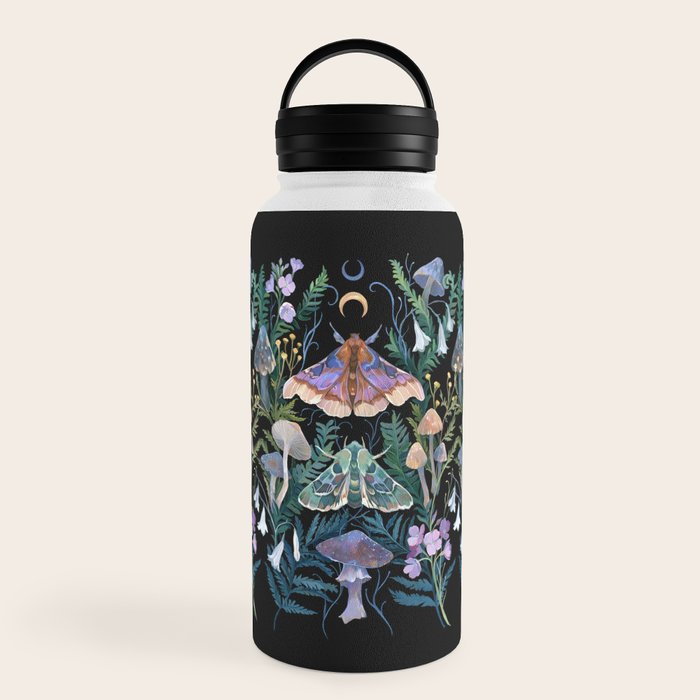 Sphinx Moth Moon Garden Water Bottle Gallery Image 6