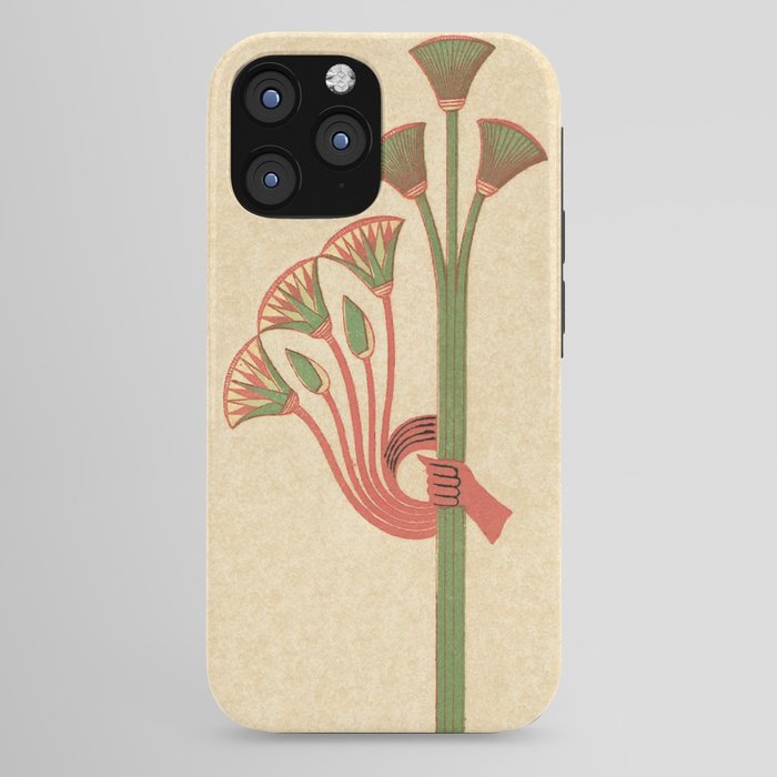Egyptian Papyrus Plants and Lotus Flowers iPhone Case Gallery Image 44