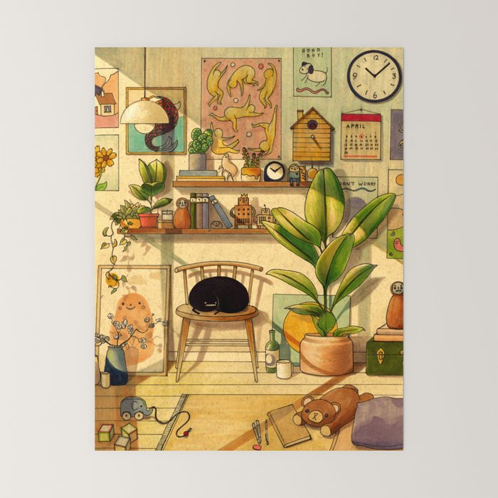 Afternoon Sun Mini Art Print Gallery Image 6