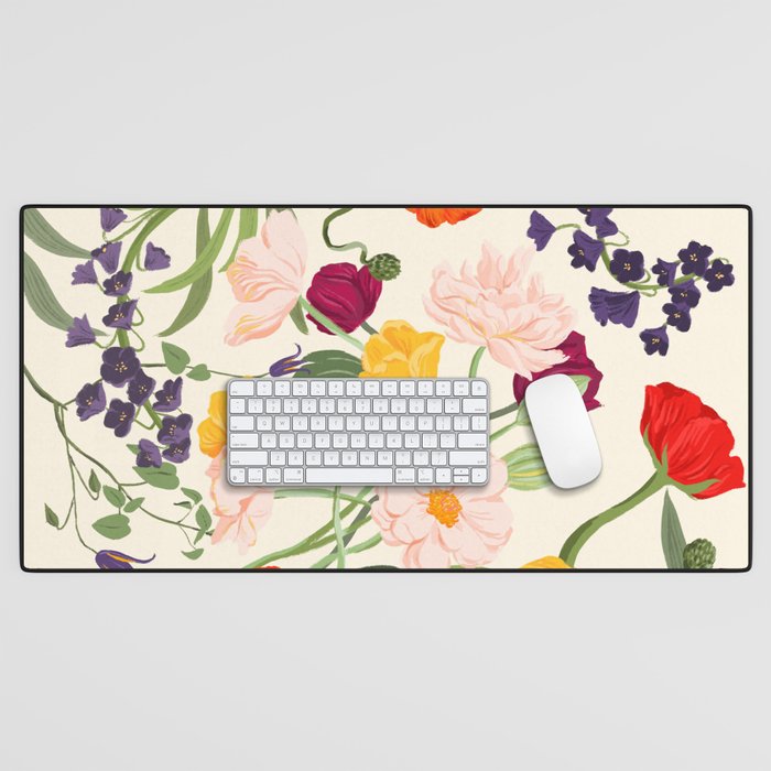 Poppy Garden Desk Mat Gallery Image 1
