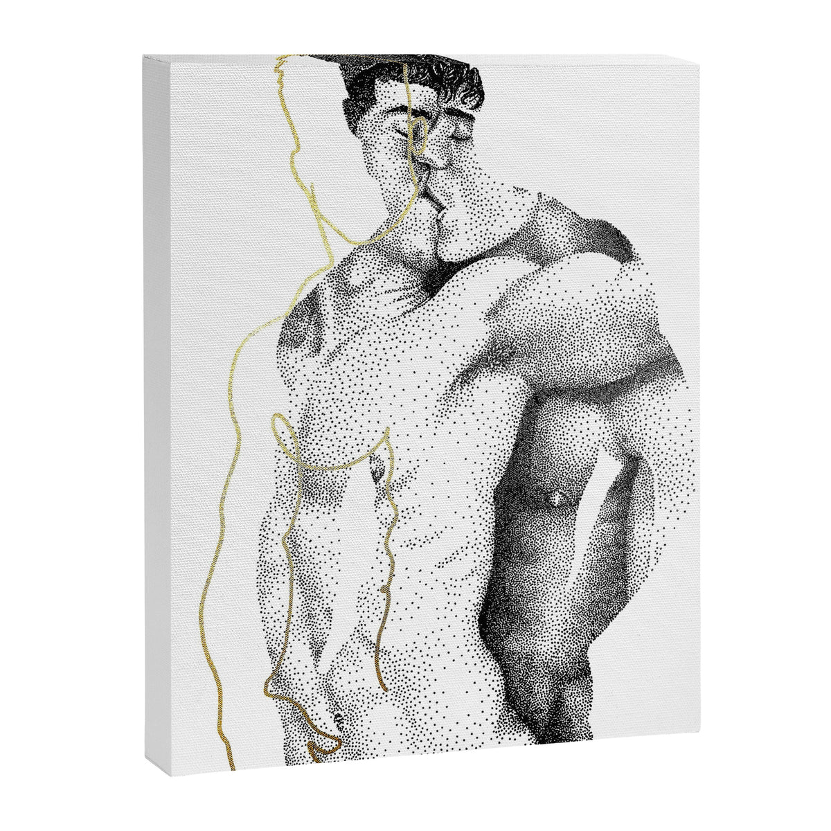 Figuration 1 (GOLD DOESN'T PRINT SHINY) Canvas Print Gallery Image 2