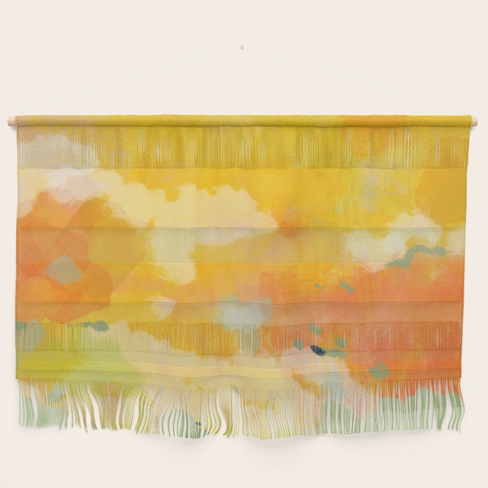 abstract spring sun Wall Hanging Gallery Image 2