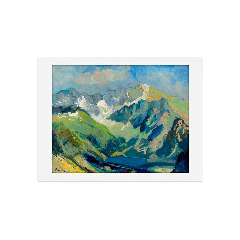 Mountain Landscape Oil Painting Art Print Gallery Image 7