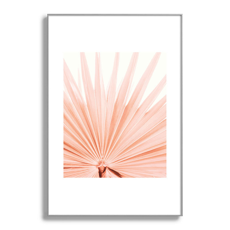 Blush Pink Fan Palm Framed Art Print Gallery Image 101