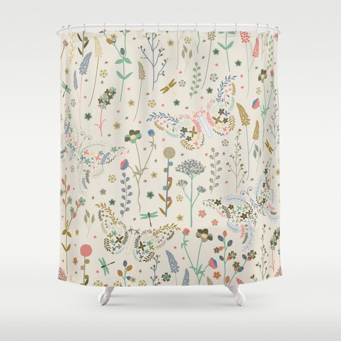 Wildflower Meadow Shower Curtain Gallery Image 1