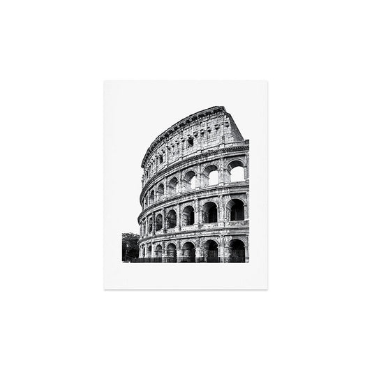 Colosseum Rome Black and White Art Print Gallery Image 2