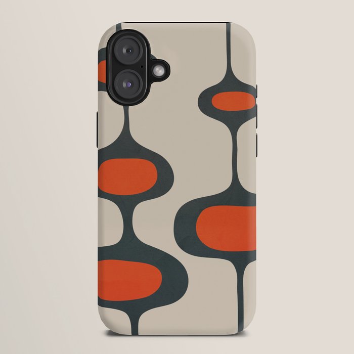 Mid-Century Modern Abstract Art 28 iPhone Case Gallery Image 10