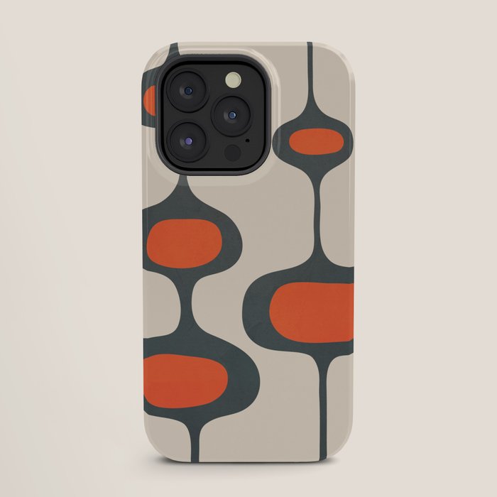 Mid-Century Modern Abstract Art 28 iPhone Case Gallery Image 27
