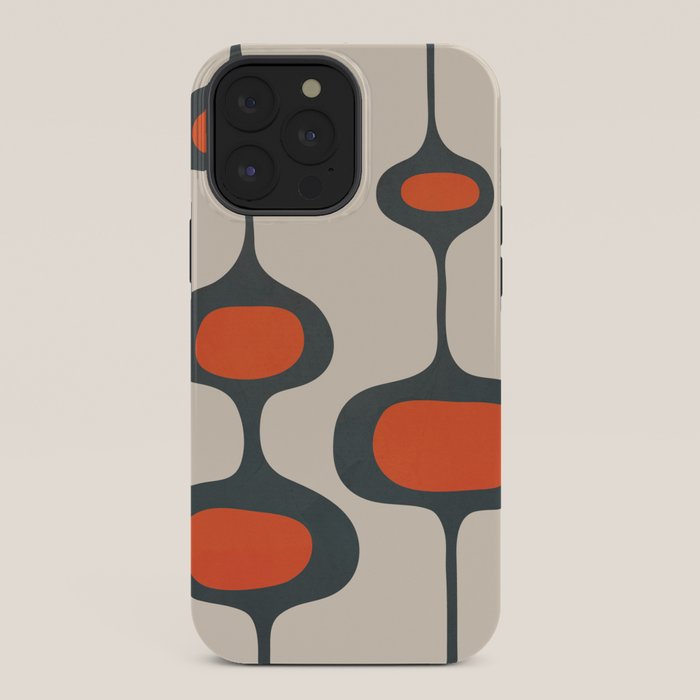 Mid-Century Modern Abstract Art 28 iPhone Case Gallery Image 36