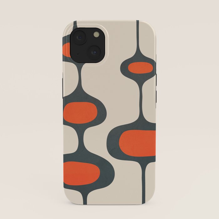 Mid-Century Modern Abstract Art 28 iPhone Case Gallery Image 37
