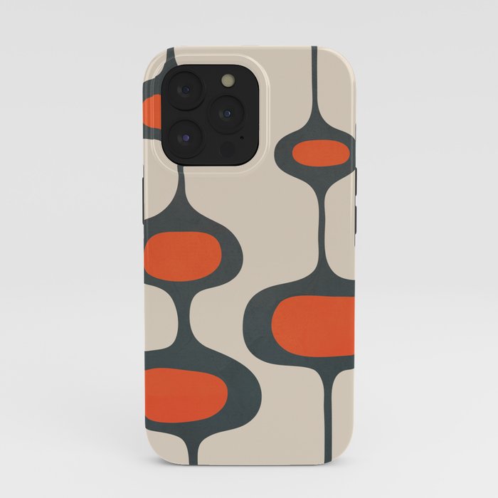 Mid-Century Modern Abstract Art 28 iPhone Case Gallery Image 39
