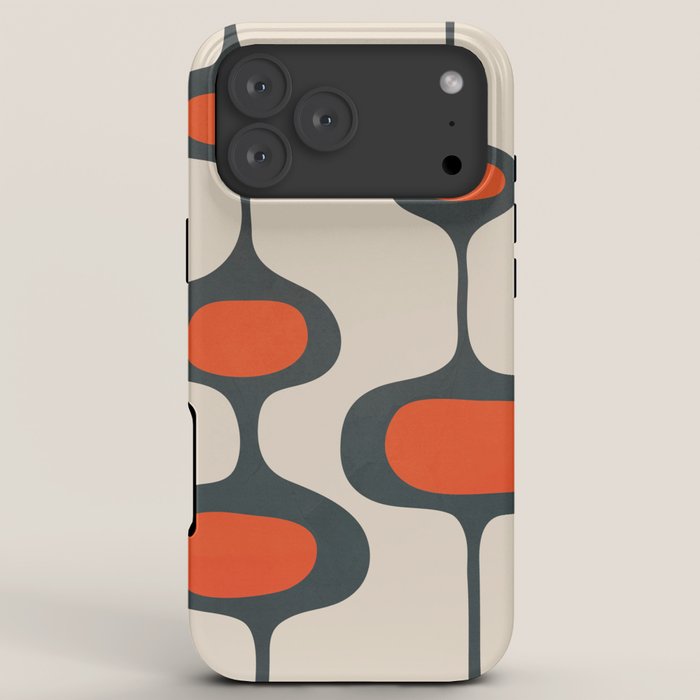 Mid-Century Modern Abstract Art 28 iPhone Case Gallery Image 8