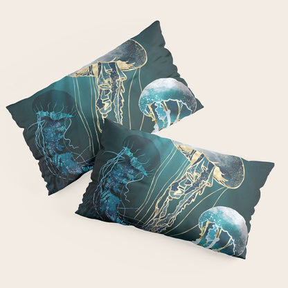 Metallic Jellyfish V Pillow Sham Gallery Image 4