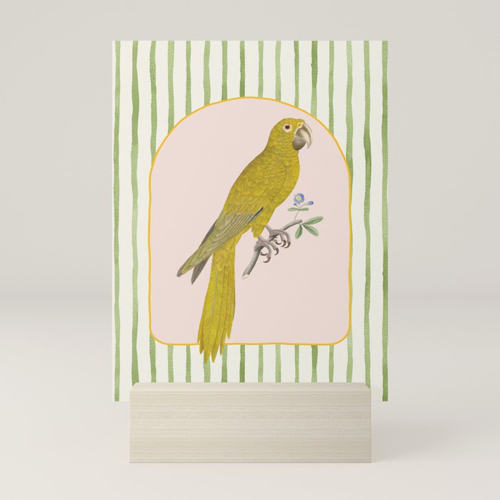 Yellow Parrot Mini Art Print Gallery Image 5