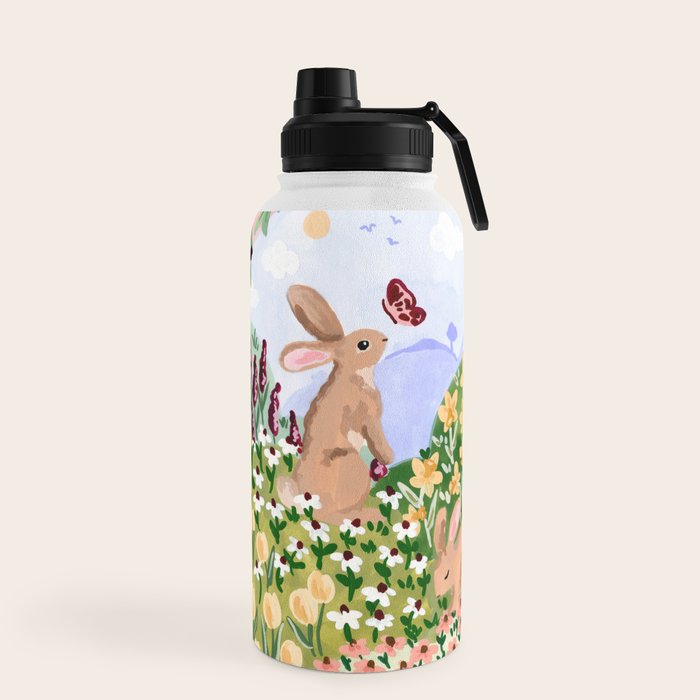 Spring Bunnies Water Bottle Gallery Image 5