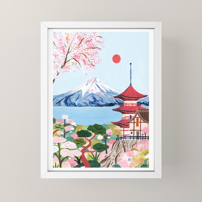 Mount Fuji Japan Mini Art Print Gallery Image 4