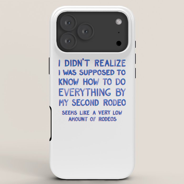 This Is My Second Rodeo iPhone Case Gallery Image 8
