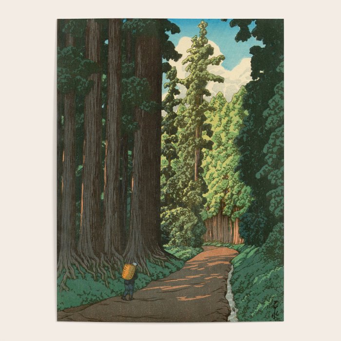 Kawase Hasui: "Road to Nikko" Poster Gallery Image 4