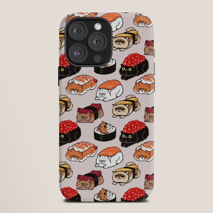 Sushi Persian Cat iPhone Case Gallery Image 12