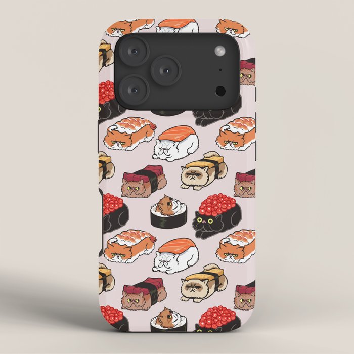 Sushi Persian Cat iPhone Case Gallery Image 3