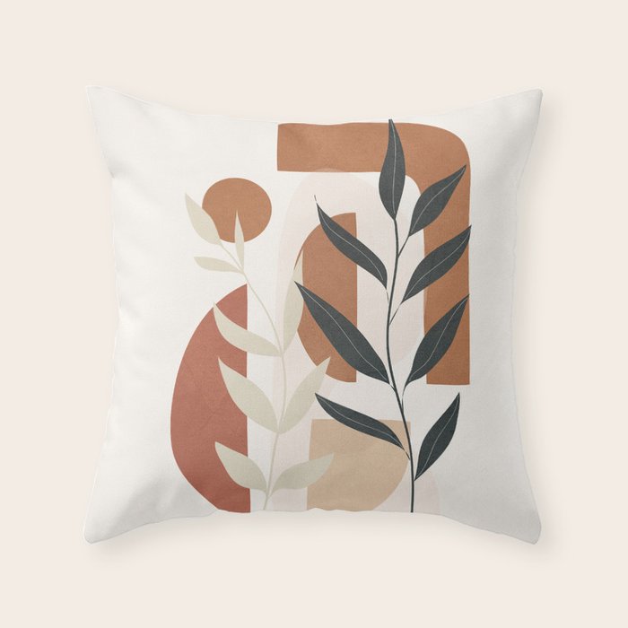 Branches Design 01 Throw Pillow Gallery Image 3