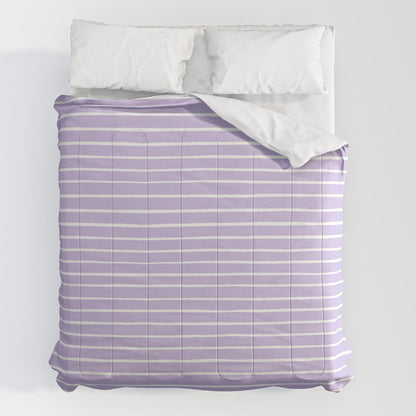 Stripes Lavender Comforter Gallery Image 7