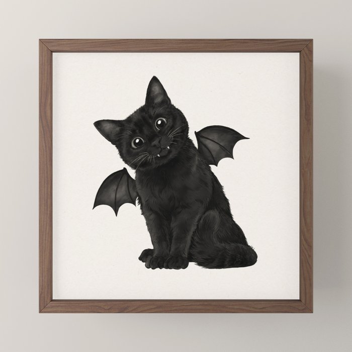 The Dreaded Vampurrr Mini Art Print Gallery Image 2