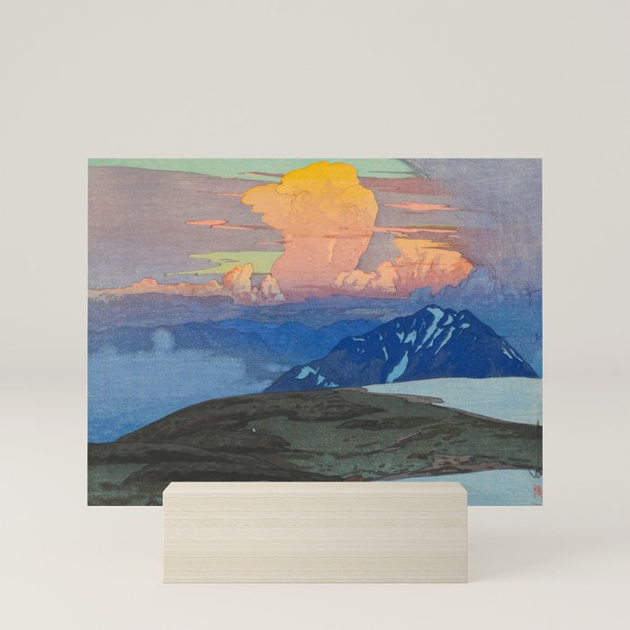 Japan Alps Vintage Beautiful Japanese Woodblock Print Hiroshi Yoshida Landscape Mini Art Print Gallery Image 5