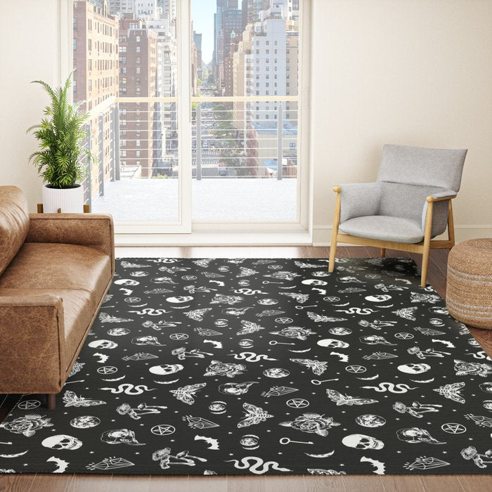 Witchcraft B&W Rug Gallery Image 4
