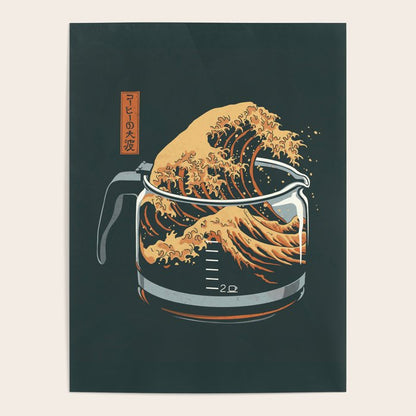 The Great Wave of Coffee Poster Gallery Image 3