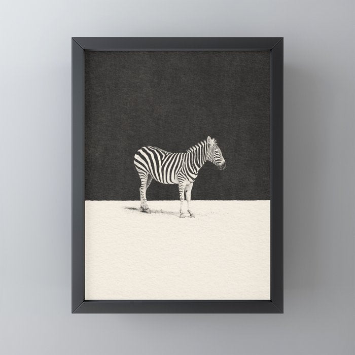 MINIMAL ANIMAL / Zebra Mini Art Print Gallery Image 3