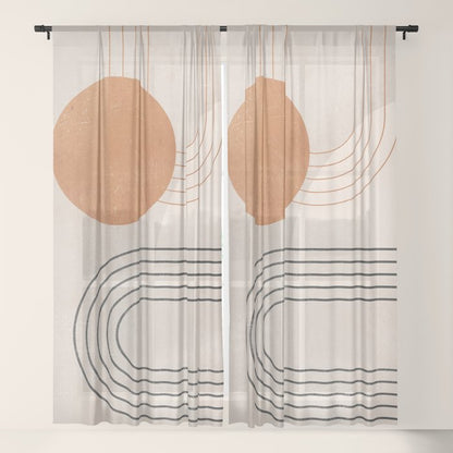 Minimal Geometric 138 Window Curtain Gallery Image 17