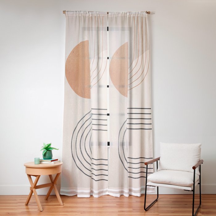 Minimal Geometric 138 Window Curtain Gallery Image 12