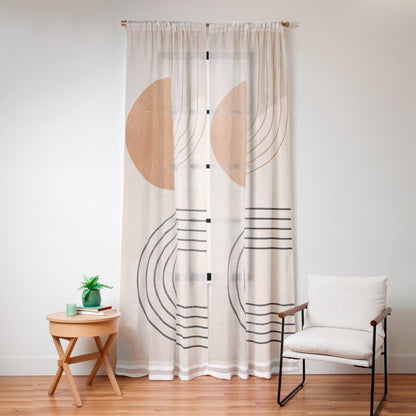 Minimal Geometric 138 Window Curtain Gallery Image 12