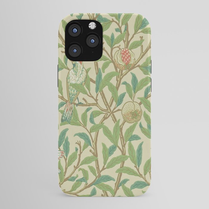 William Morris Bird & Pomegranate Bayleaf and Cream iPhone Case Gallery Image 43
