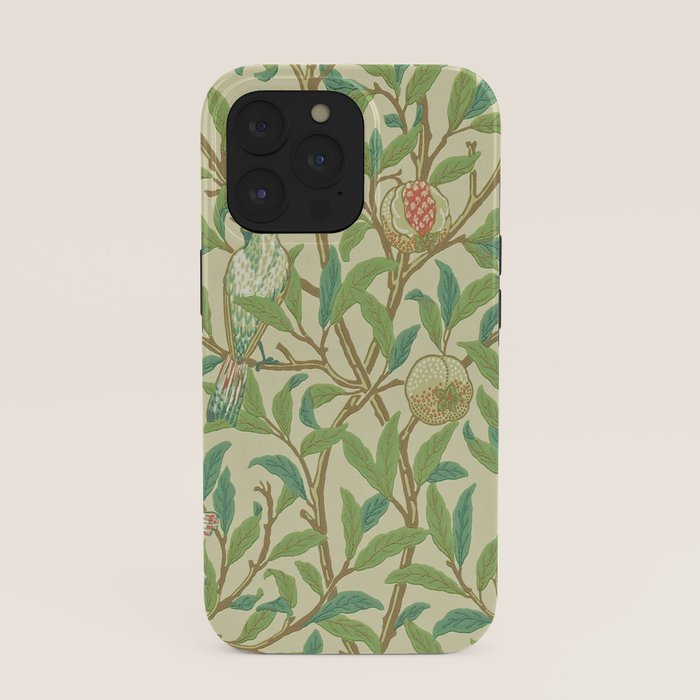 William Morris Bird & Pomegranate Bayleaf and Cream iPhone Case Gallery Image 39